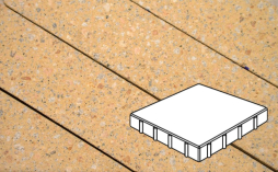 Плитка тротуарная Готика, City Granite FINERRO, Квадрат Б.4.К.8, Павловское, 400*400*80 мм