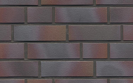 Клинкерная плитка под кирпич Feldhaus Klinker NF 14 R386 cerasi maritim negro 240*71*14 мм