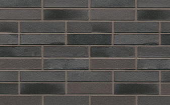 Кирпич клинкерный Muhr 15 Schwarz-bunt Edelglanz гладкий, 290*60*71 мм