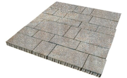 Плитка тротуарная SteinRus Инсбрук Тироль Б.4.Псм.6 Native, ColorMix Берилл, толщина 60 мм