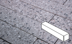 Плитка тротуарная Готика, City Granite FINERRO, Ригель Б.3.П.8, Галенит, 360*80*80 мм