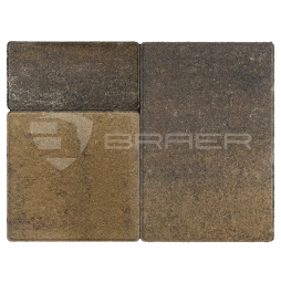 Плитка тротуарная BRAER Старый город Ландхаус Color Mix Рускеала, толщина 60 мм