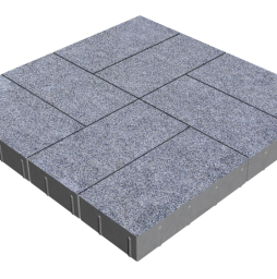 Плитка тротуарная SteinRus Грас Б.4.П.8, Backwash, Таймыр, 400*200*80 мм