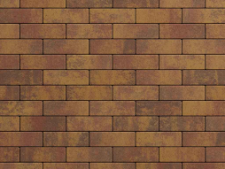 Плитка тротуарная Паркет Б.4.П.6 листопад гладкий осень, 180*60*60 мм