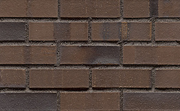 Кирпич клинкерный Westerwaelder Klinker Nr 33AKS Schwarz-braun Kohle Spezial, 240*115*71 мм