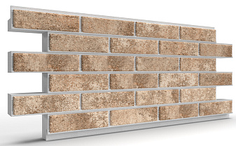 Термопанель на пенополистироле (ППС) с клинкерной плиткой BestPoint Exclusive Hard Stone 1145*470*50 мм