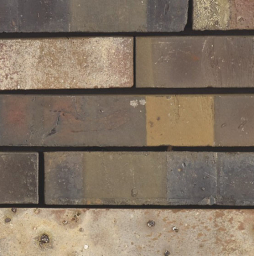 Кирпич облицовочный Terca Archipolis Cadet Zwart, 240*65*40 мм