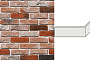 Декоративный кирпич White Hills Лондон брик Design угловой элемент цвет 301-55