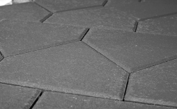 Плитка тротуарная BRAER Тиара серый, 283*200*60 мм