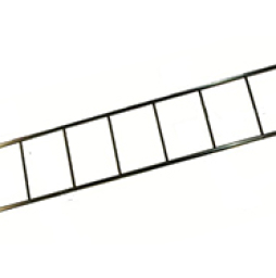 Секция фасадной лестницы Borge оцинкованная RAL 3005, 1,8 м