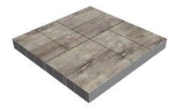 Плитка тротуарная SteinRus Грас Б.4.П.8, Native, Берилл, 400*200*80 мм