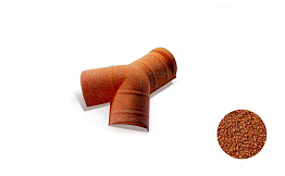 Y-образный элемент полукруглого конька Metrotile 30-45 градусов, Terracotta