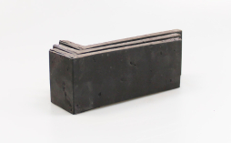 Клинкерная плитка угловая Terramatic Moon Black AB, 185*71*60*14 мм