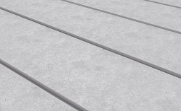 Фиброцементная панель CLADBOARD линеарная 2, полированная, космическая серая, 2400*1200*8 мм