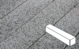 Плитка тротуарная Готика, Granite FINO, Ригель Б.3.П.8, Белла Уайт, 360*80*80 мм
