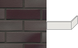 Клинкерная плитка угловая ручной формовки Feldhaus Klinker NF 14 W385 cerasi maritim 240*71*115*14 мм