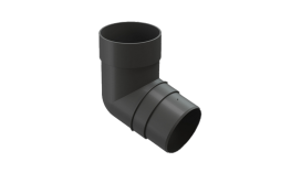 Колено трубы Docke PREMIUM 72 градуса, графит