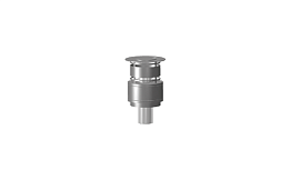 Конус с зонтиком Schiedel Permeter SMOOTH AIR 50, D 150 мм, черный
