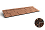 Композитная черепица Gerard Shingle Bark, 1260*369 мм