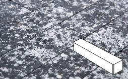 Плитка тротуарная Готика, Granite FINO, Ригель Б.3.П.8, Диорит, 360*80*80 мм