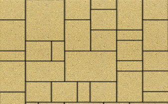 Плитка тротуарная Мюнхен Б.2.Ф.6см гладкий желтый