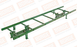 Лестница кровельная Borge для фальцевой кровли оцинкованная RAL 6002, 1,8 м