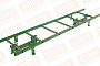 Лестница кровельная Borge для фальцевой кровли оцинкованная RAL 6002, 1,8 м