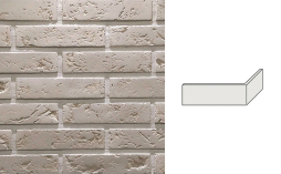 Угловой декоративный кирпич Redstone Light brick LB-10/U, 202*96*49 мм