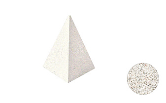 Бетонная Пирамида ВЫБОР гранит цвет белый (без подставки) 540*540*700 мм