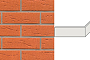 Клинкерная плитка угловая ручной формовки Feldhaus Klinker NF 9 W227 terracotta rustico 240*71*115*9 мм