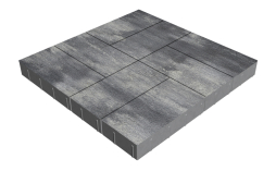 Плитка тротуарная SteinRus Грас Б.4.П.8, Native, Актау, 400*200*80 мм