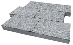 Плитка тротуарная SteinRus Парк Плейс Б.3.П.8 Backwash, Гранит, 600*300*60 мм