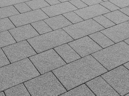 Плитка тротуарная Старый город Б.1.Фсм.8 гранит белый, комплект 3 шт, толщина 80 мм