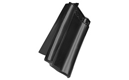 Керамическая черепица боковая левая Koramic Alegra 9 Anthracite Engobe