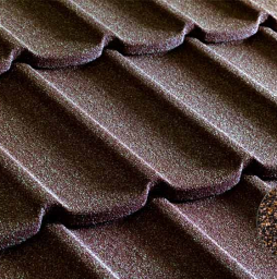 Композитная черепица рядовая Metrotile Mistral Coffee