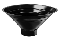 Воронка водосборная Grand Line,D 250 мм, Rooftop dRain PU RAL 9005 черный