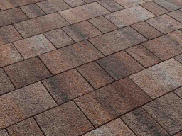 Плитка тротуарная Старый город Б.1.Фсм.6 листопад гранит клен, комплект 3 шт, толщина 60 мм