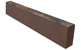 Садовый бордюр SteinRus, БР 100.20.8R, гладкая, полный прокрас, ColorMix Штайнрус, 1000*200*80 мм