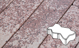 Плитка тротуарная Готика, City Granite FINERRO, Зигзаг/Волна Б.2.Ф.6, Сансет, 225*112,5*60 мм