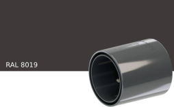 Муфта KROP PVC для системы D 130/90 мм, RAL 8019