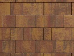 Плитка тротуарная Старый город Б.1.Фсм.8 листопад гладкий осень, комплект 3 шт, толщина 80 мм