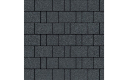 Плитка тротуарная SteinRus, Бельпассо А.23(М).Псм.4, Native, графит, толщина 40 мм
