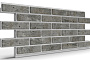 Термопанель на пенополистироле (ППС) с клинкерной плиткой BestPoint Exclusive Cement Dark 1145*470*60 мм