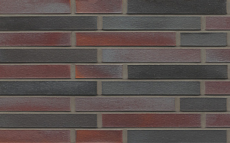 Кирпич клинкерный Muhr 25 Violettschwarz гладкий, 290*90*40 мм