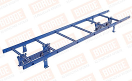 Лестница кровельная Borge для фальцевой кровли оцинкованная RAL 5005, 1,8 м