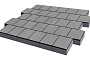 Плитка тротуарная SteinRus Виго В.3.К.8 гладкая, серый, 200*200*80 мм