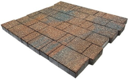 Плитка тротуарная SteinRus, Бельпассо А.23(М).Псм.4, Native, ColorMix Штайнрус, толщина 40 мм