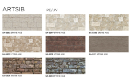 Стальная композитная панель SIBALUX Сталь А2 ARTSIB STONE AGE