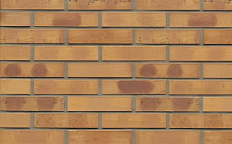 Кирпич клинкерный Westerwaelder Klinker Nr 06K Hellbraun-bunt Kohle, 240*115*52 мм
