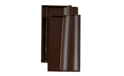 Керамическая черепица рядовая TONDACH Mediteran brown engobe